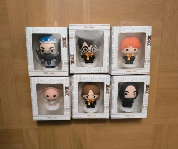 Ensemble de 6 figurines collectors Harry Potter neuves +1 en KDO